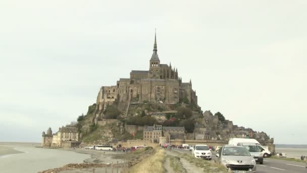 Mont Saint Michel Normandia França — Vídeo de Stock