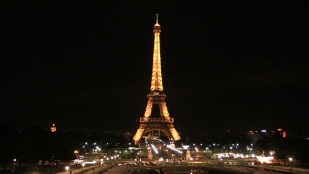 Torre Eiffel Paris França — Vídeo de Stock