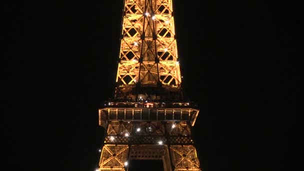 Torre Eiffel Paris França — Vídeo de Stock