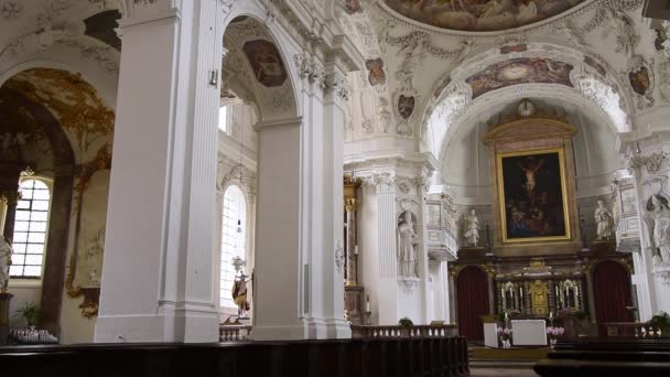 ドイツテゲルンゼーの教会建築 — ストック動画