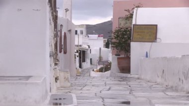 Oia, Santorini, Yunanistan manzarası