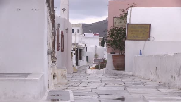 Utsikt Över Oia Santorini Grekisk — Stockvideo