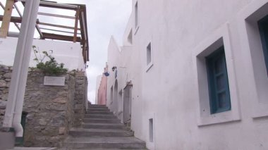 Oia, Santorini, Yunanistan manzarası