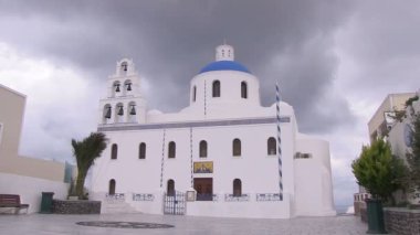 Oia, Santorini, Yunanistan manzarası