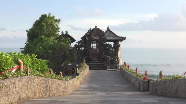 Tanah Lot Tapınağı Bali Endonezya — Stok video