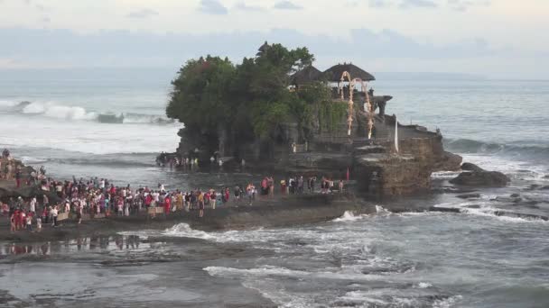 Tanah Lot Temple Bali Indonesia — Stock Video