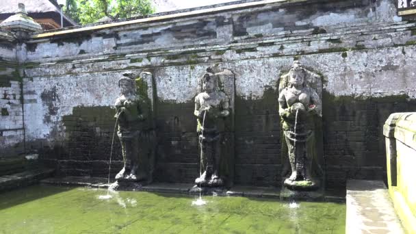 Pura Dalem Agung Temple Monkey Forest Μπαλί Ινδονησία — Αρχείο Βίντεο