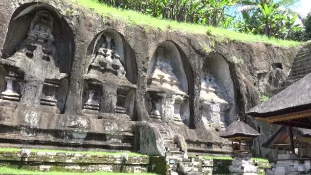 Pura Dalem Agung Temple Monkey Forest Μπαλί Ινδονησία — Αρχείο Βίντεο