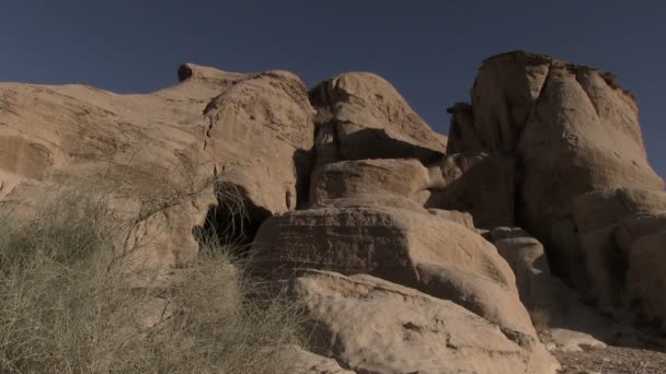 Antik Építészet Petra Jordánia — Stock videók