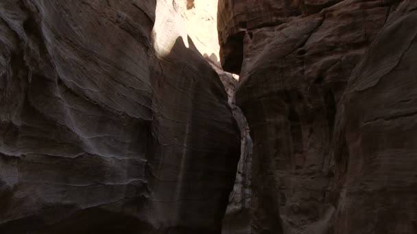 Arquitectura Antigua Petra Jordania — Vídeo de stock