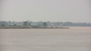 Mekong Nehri, Savannakhet, Laos