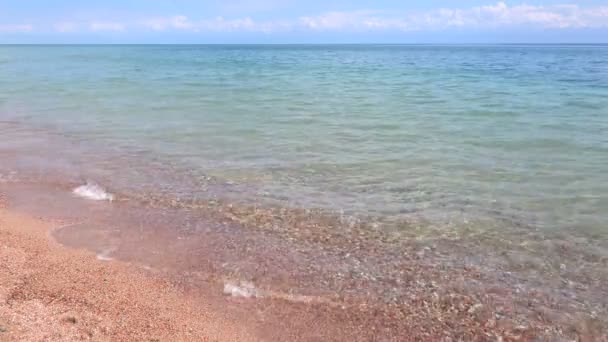 Issyk Kul Lake Δημοκρατία Της Κιργιζίας — Αρχείο Βίντεο