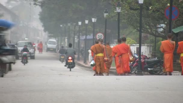 Luang Prabang Nov 2007 Luang Prabang Lao — 图库视频影像