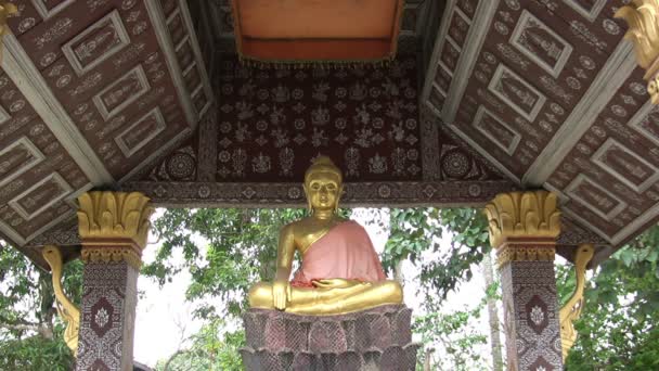 Wat Xieng Thong Luang Prabang Laos — Vídeo de stock