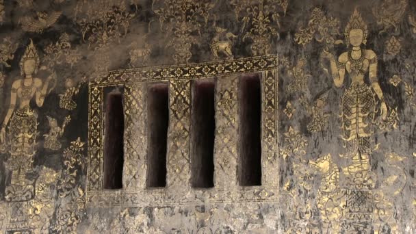 Wat Xieng Thong Luang Prabang Laos — Vídeo de stock