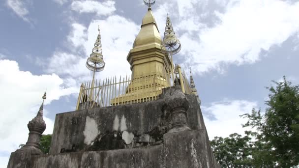 Wat Chom Luang Prabang Laos — Wideo stockowe