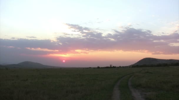 Paisaje Masai Mara Kenia — Vídeos de Stock