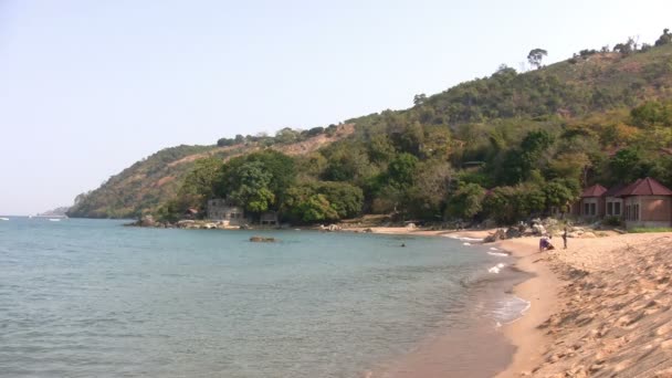 Zatoka Nkhata Jezioro Malawi Malawi — Wideo stockowe
