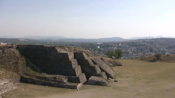 Tula Meksika Nın Antik Kalıntıları — Stok video