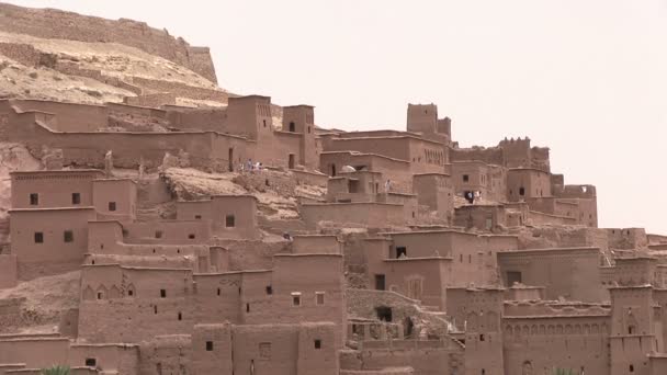 Blick Auf Ait Benhaddou Marokko — Stockvideo