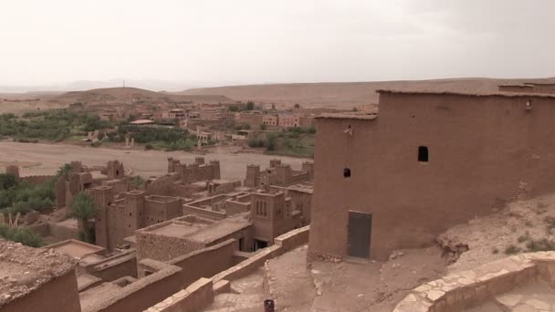 Blick Auf Ait Benhaddou Marokko — Stockvideo