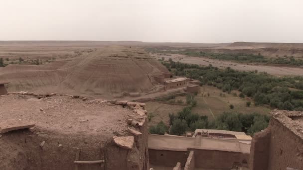 Blick Auf Ait Benhaddou Marokko — Stockvideo