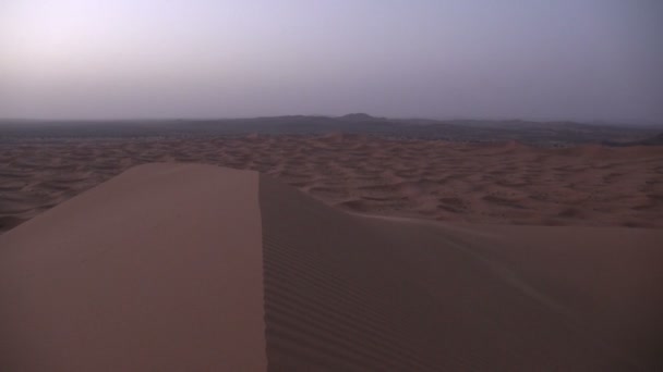 Sahara Paesaggio Desertico Marocco — Video Stock