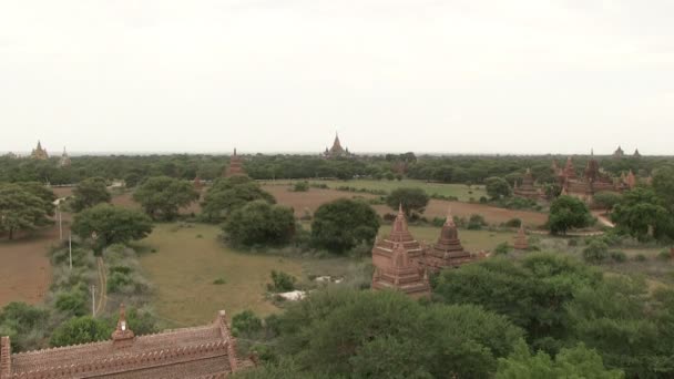 Widok Bagan Myanmar — Wideo stockowe