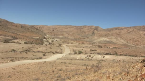 Namibisch Woestijnlandschap Namibië — Stockvideo