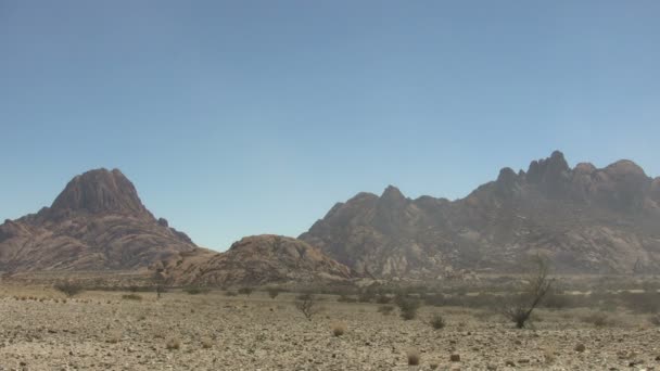 Wüstenlandschaft Namib Namibia — Stockvideo