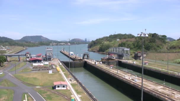 Panama Canal Panama City Panama — Videoclip de stoc