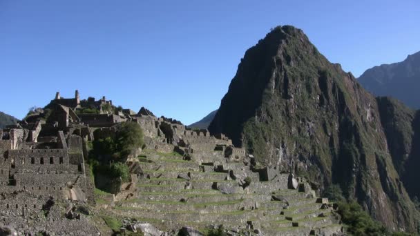 Άποψη Του Machu Picchu Περού — Αρχείο Βίντεο