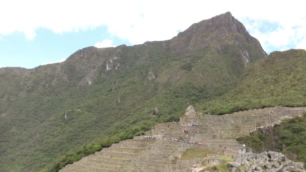 Вид Мачу Пікчу Перу — стокове відео