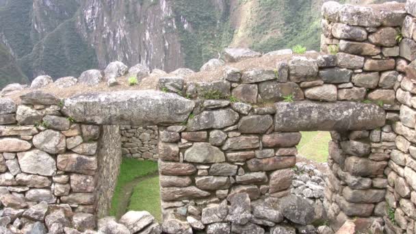 Vista Machu Picchu Perú — Vídeos de Stock