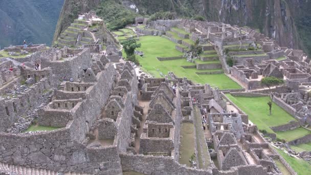 Kilátás Machu Picchu Peru — Stock videók