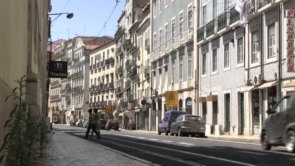 葡萄牙里斯本的风景 — 图库视频影像