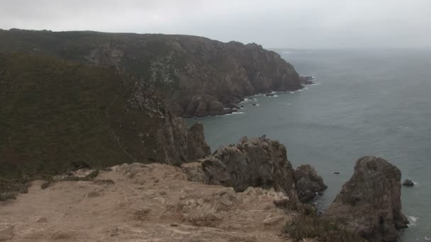 Cape Roca Cabo Roca Portugal — Stockvideo