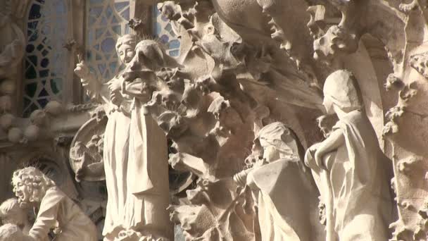 Sagrada Familia Barcellona Spagna — Video Stock