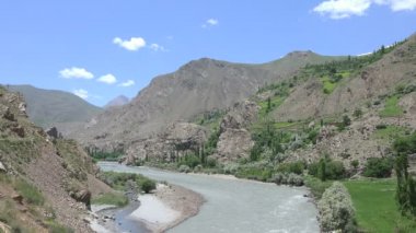Pamir dağları, Tacikistan manzarası