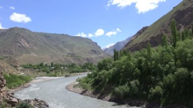Pamir dağları, Tacikistan manzarası