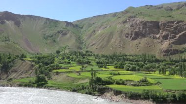 Pamir dağları, Tacikistan manzarası