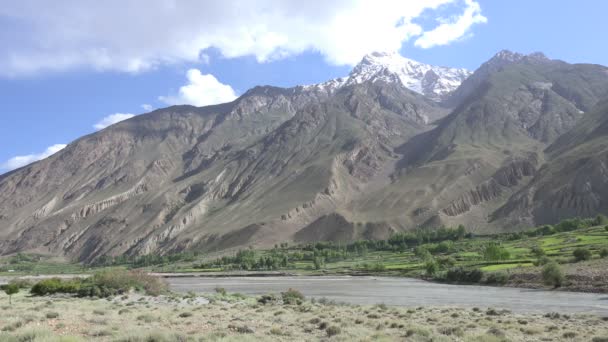 Vista Las Montañas Pamir Tayikistán — Vídeo de stock