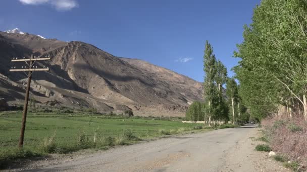Veduta Delle Montagne Del Pamir Tagikistan — Video Stock