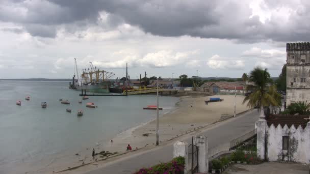 Stone Town Isla Zanzíbar Tanzania — Vídeos de Stock