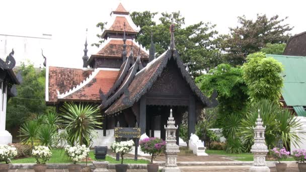 Wat Chedi Luang Chiang Mai Thailand — Stock Video