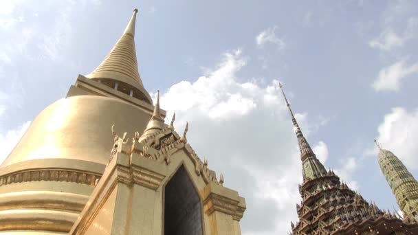 Wat Phra Kaew Bangkok Tailandesa — Vídeo de Stock