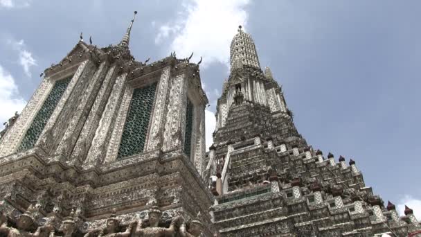 Wat Arun Bangkok Tajlandia — Wideo stockowe