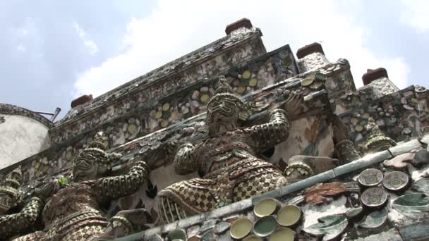 Wat Arun Bangkok Tajlandia — Wideo stockowe