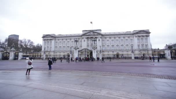 Buckingham Palace London Velká Británie — Stock video