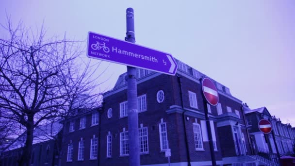 Hammersmith Λονδίνο Ηνωμένο Βασίλειο — Αρχείο Βίντεο